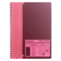 Comix Diamond Translucent PP Cover Dot Grid Spiral Bound Notebook